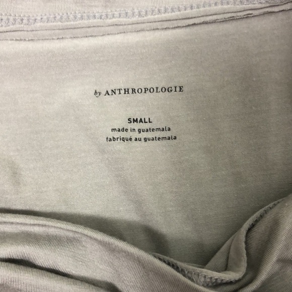 ❤️ S ❤️ NWT Anthro Top Cowl Neck Tank Raw Hem - Picture 4 of 10